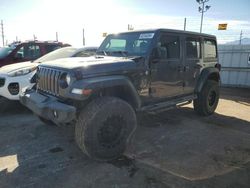 Jeep Wrangler salvage cars for sale: 2018 Jeep Wrangler Unlimited Sport