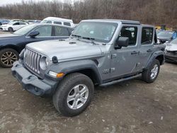 Jeep salvage cars for sale: 2018 Jeep Wrangler Unlimited Sport