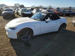 Salvage cars for sale from Copart San Martin, CA: 2016 Mazda MX-5 Miata Grand Touring