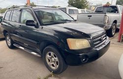 Toyota salvage cars for sale: 2002 Toyota Highlander Limited