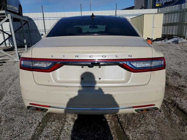 2018 Lincoln Continental Select