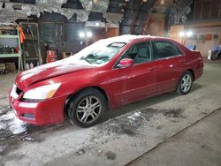 Honda Accord salvage cars for sale: 2007 Honda Accord SE