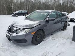 Honda salvage cars for sale: 2018 Honda Civic LX