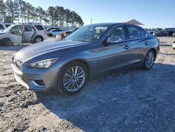 Infiniti salvage cars for sale: 2018 Infiniti Q50 Luxe