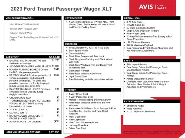 2023 Ford Transit T-350