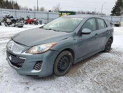 Mazda salvage cars for sale: 2012 Mazda 3 I