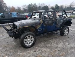 Jeep Wrangler salvage cars for sale: 2010 Jeep Wrangler Unlimited Sport