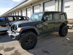 Jeep Wrangler Unlimited Sport salvage cars for sale: 2020 Jeep Wrangler Unlimited Sport