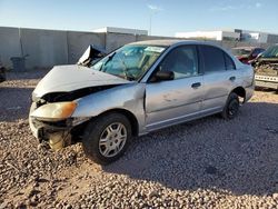 Honda Civic salvage cars for sale: 2001 Honda Civic LX