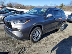 Toyota Highlander salvage cars for sale: 2022 Toyota Highlander Hybrid Limited