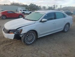 Volkswagen salvage cars for sale: 2016 Volkswagen Passat SE