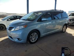 Toyota Sienna xle salvage cars for sale: 2015 Toyota Sienna XLE