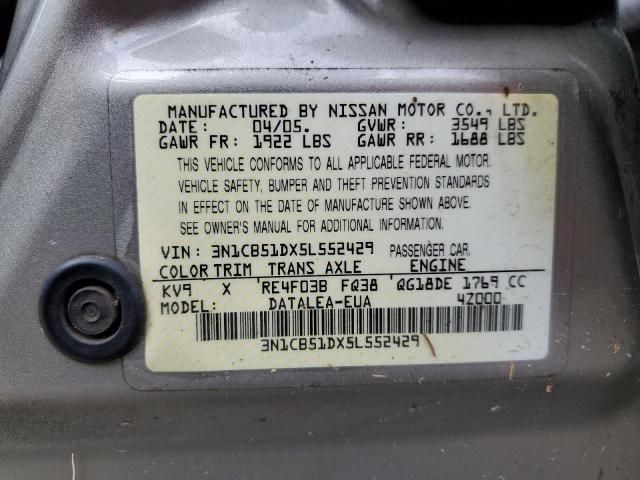 2005 Nissan Sentra 1.8