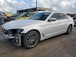 BMW 5 Series salvage cars for sale: 2018 BMW 530E