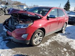 Chevrolet Equinox salvage cars for sale: 2021 Chevrolet Equinox Premier