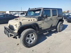 Jeep salvage cars for sale: 2017 Jeep Wrangler Unlimited Sahara