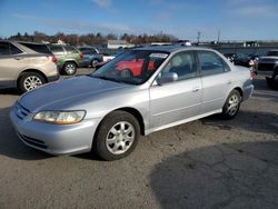 Honda Accord salvage cars for sale: 2002 Honda Accord EX