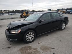 Volkswagen Passat salvage cars for sale: 2013 Volkswagen Passat S