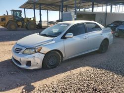 Toyota Corolla salvage cars for sale: 2013 Toyota Corolla Base