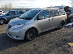 Toyota Sienna xle salvage cars for sale: 2015 Toyota Sienna XLE