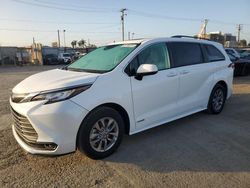 Toyota Sienna le salvage cars for sale: 2021 Toyota Sienna LE