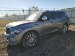 Infiniti qx80 salvage cars for sale: 2015 Infiniti QX80