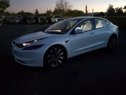 Tesla salvage cars for sale: 2025 Tesla Model 3