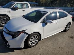 Salvage cars for sale from Copart Savannah, GA: 2022 Toyota Corolla LE