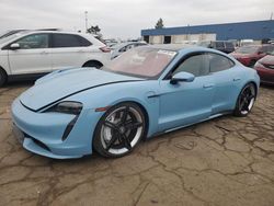 Porsche Taycan salvage cars for sale: 2022 Porsche Taycan Turbo