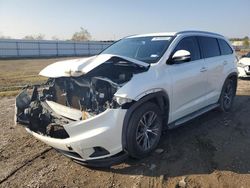 Toyota Highlander Vehiculos salvage en venta: 2016 Toyota Highlander XLE