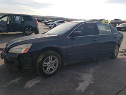 Honda Accord salvage cars for sale: 2006 Honda Accord SE