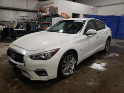 Infiniti salvage cars for sale: 2020 Infiniti Q50 Pure