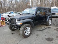 Jeep Wrangler Unlimited Sport salvage cars for sale: 2021 Jeep Wrangler Unlimited Sport