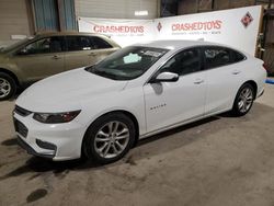 Chevrolet salvage cars for sale: 2017 Chevrolet Malibu LT