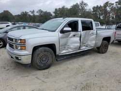 Salvage cars for sale from Copart Ocala, FL: 2015 Chevrolet Silverado K1500 LT