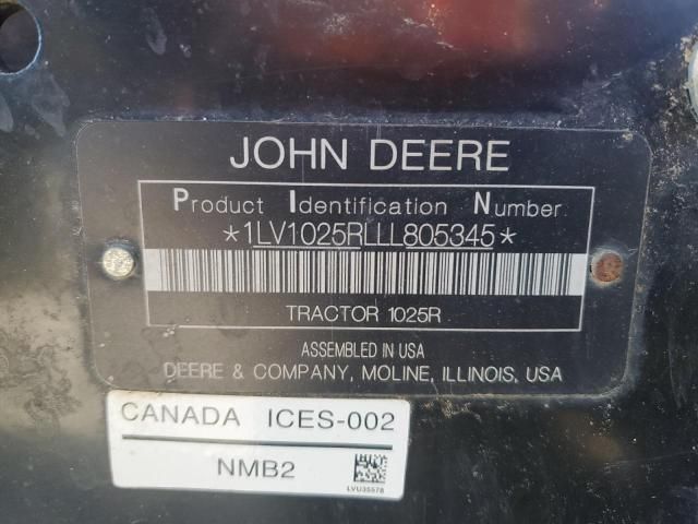 2020 John Deere 1025R