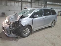 Toyota Sienna xle salvage cars for sale: 2018 Toyota Sienna XLE