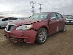 Chrysler salvage cars for sale: 2012 Chrysler 200 Limited