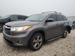 Toyota Highlander salvage cars for sale: 2016 Toyota Highlander Limited