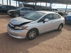 Honda Civic Vehiculos salvage en venta: 2012 Honda Civic LX