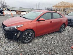 KIA salvage cars for sale: 2022 KIA Forte FE