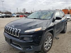 Jeep Grand Cherokee salvage cars for sale: 2018 Jeep Cherokee Limited