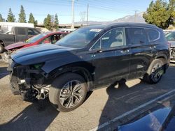 Vehiculos salvage en venta de Copart Rancho Cucamonga, CA: 2019 Hyundai Santa FE Limited