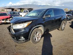 Toyota salvage cars for sale: 2015 Toyota Highlander LE