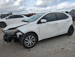 Toyota Corolla salvage cars for sale: 2017 Toyota Corolla L