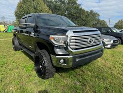 Toyota Tundra Crewmax Limited salvage cars for sale: 2017 Toyota Tundra Crewmax Limited