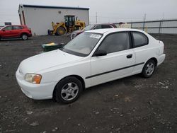 Hyundai Accent salvage cars for sale: 2002 Hyundai Accent L