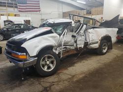 Salvage trucks for sale at Ham Lake, MN auction: 2002 Chevrolet S Truck S10