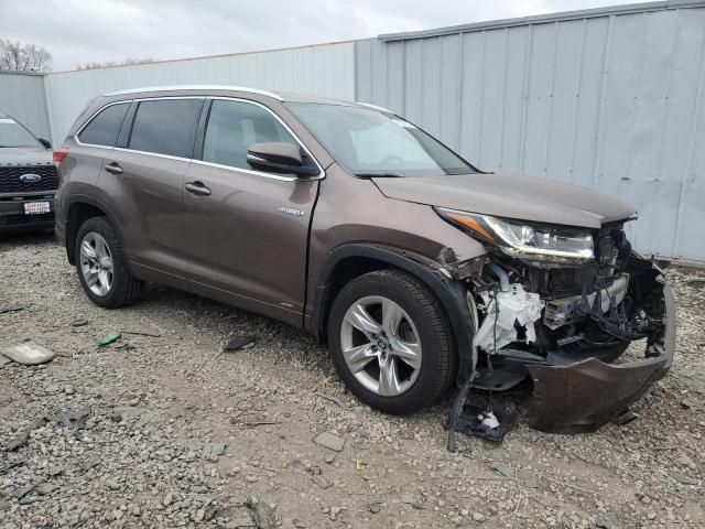 2018 Toyota Highlander Hybrid Limited