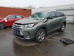 Toyota Highlander salvage cars for sale: 2019 Toyota Highlander Hybrid Limited